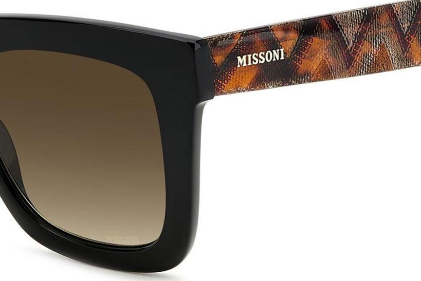 Sunčane naočale Missoni MIS0126/S 807/HA Kvadratni Crni