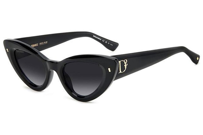 Sunčane naočale Dsquared2 D20092/S 807/9O Cat Eye Crni