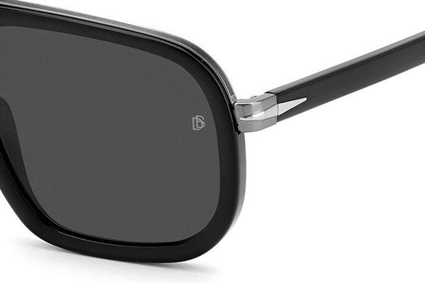 Sunčane naočale David Beckham DB7101/S ANS/M9 Polarized Pilotski Crni