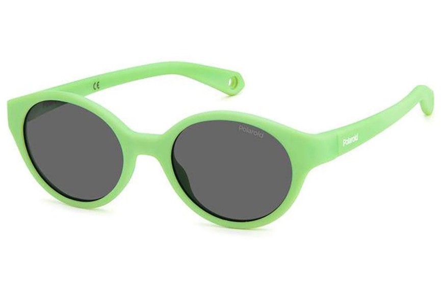 Sunčane naočale Polaroid Junior PLDK007/S 1ED/M9 Polarized Ovalni Zeleni