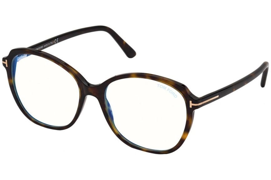 Naočale Tom Ford FT5708-B 052 Okrugao Havana