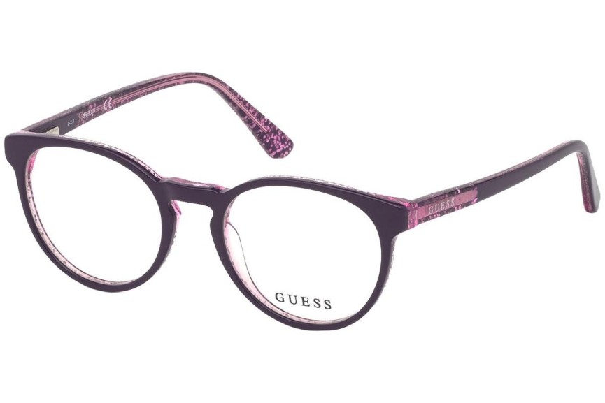 Naočale Guess GU9182 083 Okrugao Ljubičasti