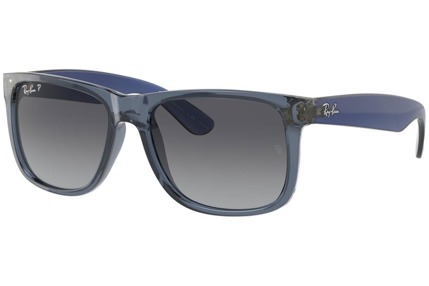 Sunčane naočale Ray-Ban Justin RB4165 6596T3 Polarized Kvadratni Plavi