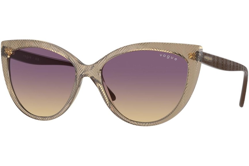 Sunčane naočale Vogue Eyewear VO5484S 294070 Cat Eye Smeđi