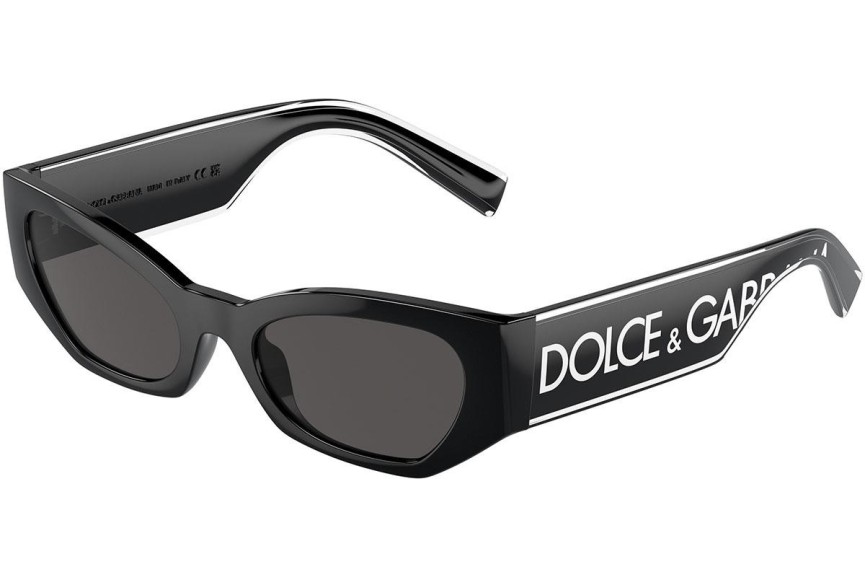 Sunčane naočale Dolce & Gabbana DG6186 501/87 Cat Eye Crni