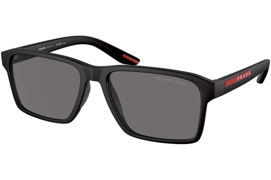 Sunčane naočale Prada Linea Rossa PS05YS DG002G Polarized Pravokutan Crni