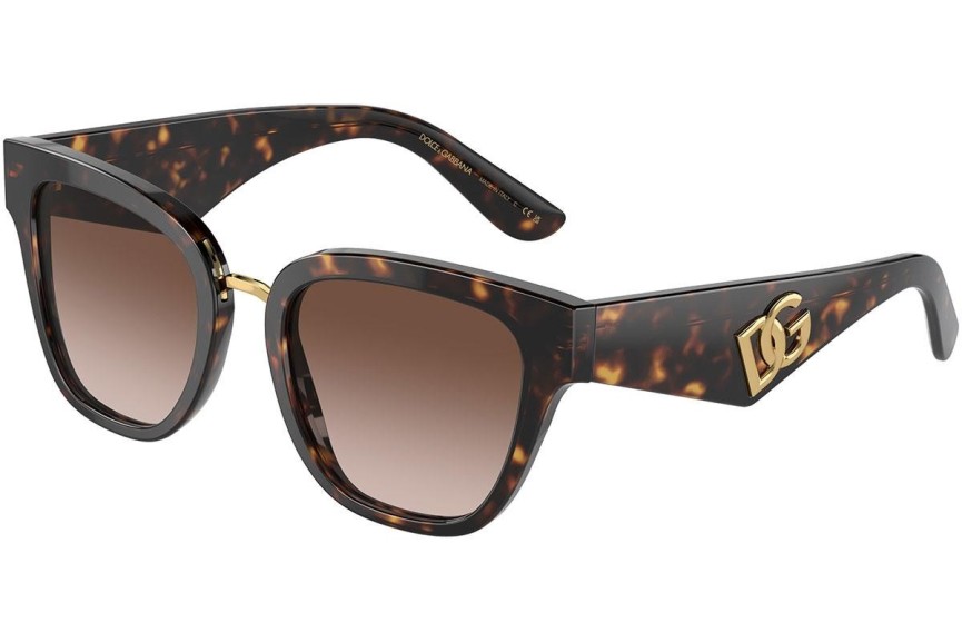 Sunčane naočale Dolce & Gabbana DG4437 502/13 Cat Eye Havana