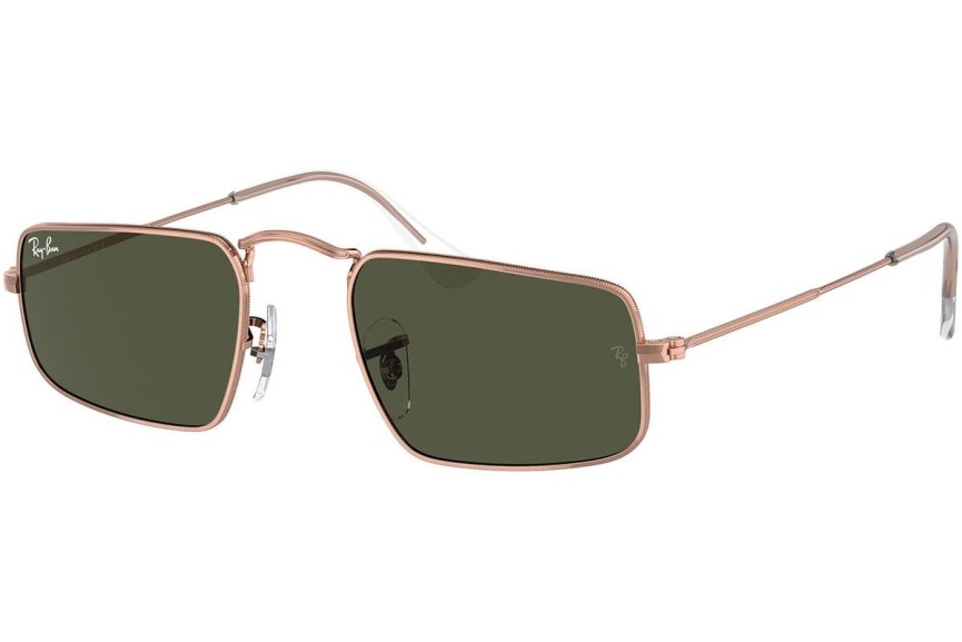 Sunčane naočale Ray-Ban Julie RB3957 920231 Pravokutan Smeđi