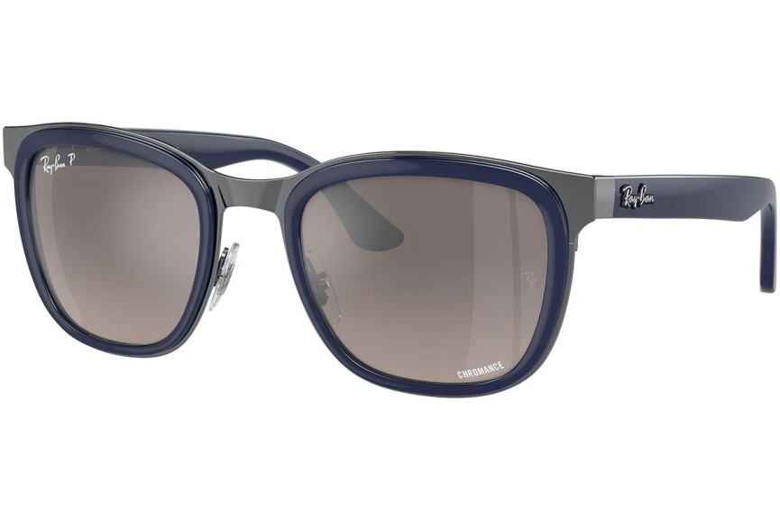 Sunčane naočale Ray-Ban Clyde RB3709 004/5J Polarized Kvadratni Sivi