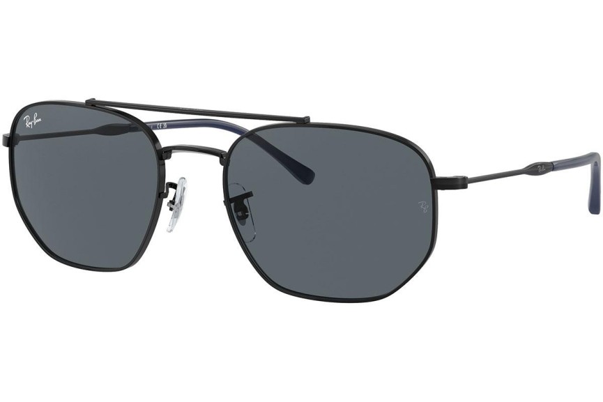 Sunčane naočale Ray-Ban RB3707 9257R5 Pilotski Crni