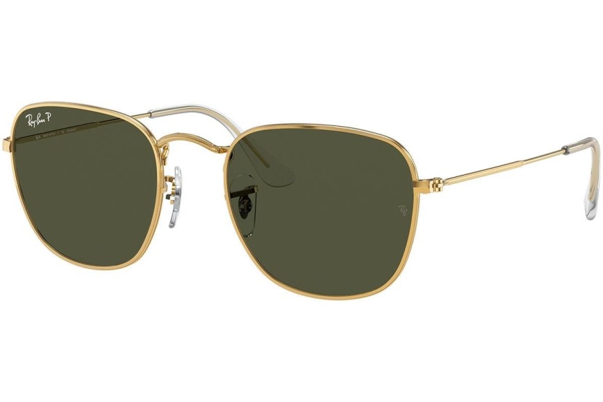 Sunčane naočale Ray-Ban Frank RB3857 919658 Polarized Kvadratni Zlatni