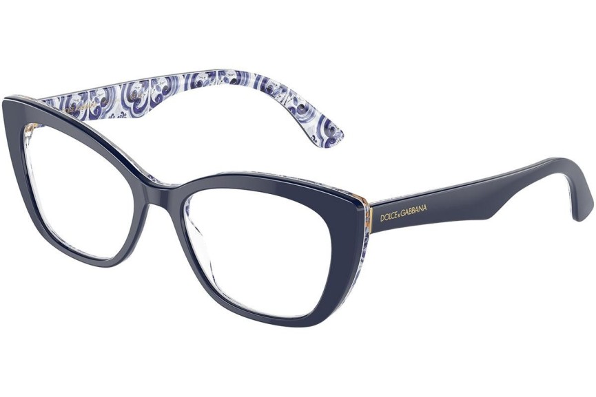 Naočale Dolce & Gabbana DG3360 3414 Cat Eye Plavi