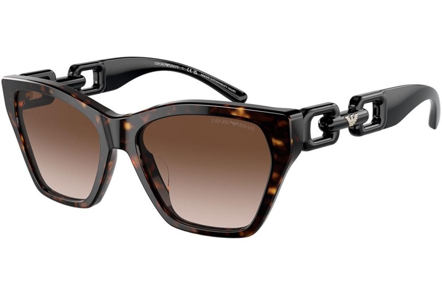 Sunčane naočale Emporio Armani EA4203U 502613 Cat Eye Havana