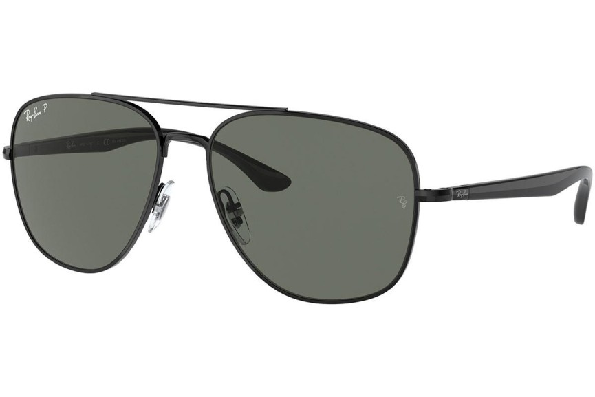 Sunčane naočale Ray-Ban RB3683 002/58 Polarized Pilotski Crni