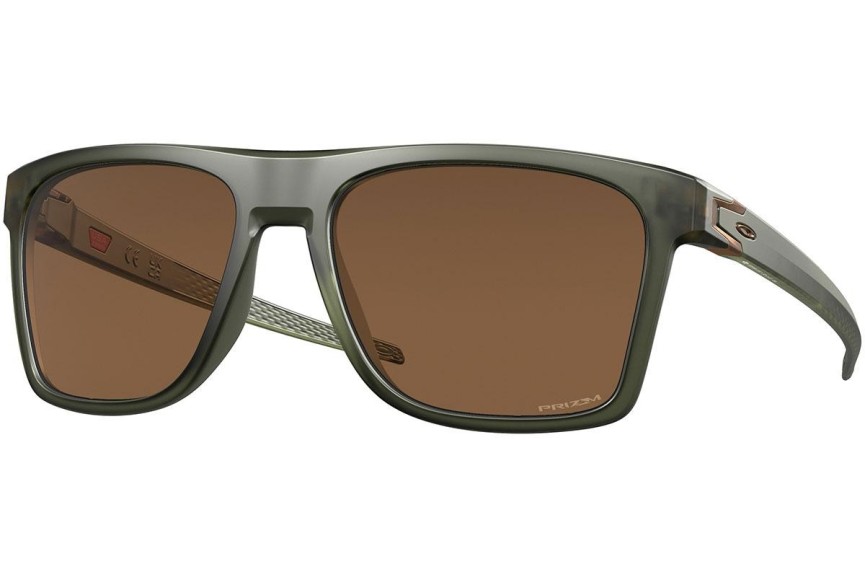 Sunčane naočale Oakley Leffingwell OO9100-11 Kvadratni Sivi