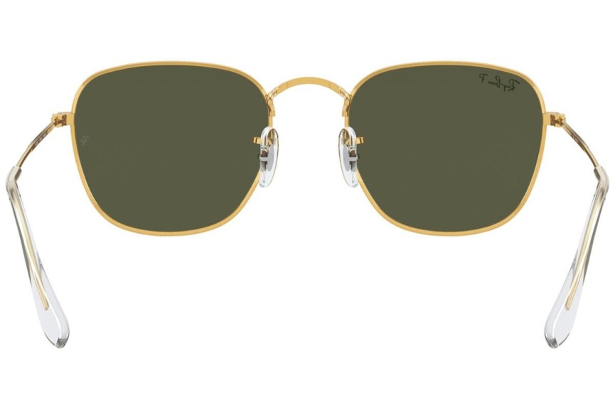 Sunčane naočale Ray-Ban Frank RB3857 919658 Polarized Kvadratni Zlatni