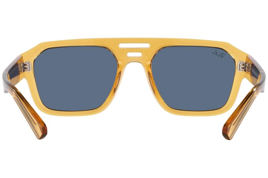 Sunčane naočale Ray-Ban Corrigan RB4397 668280 Flat Top Žuti