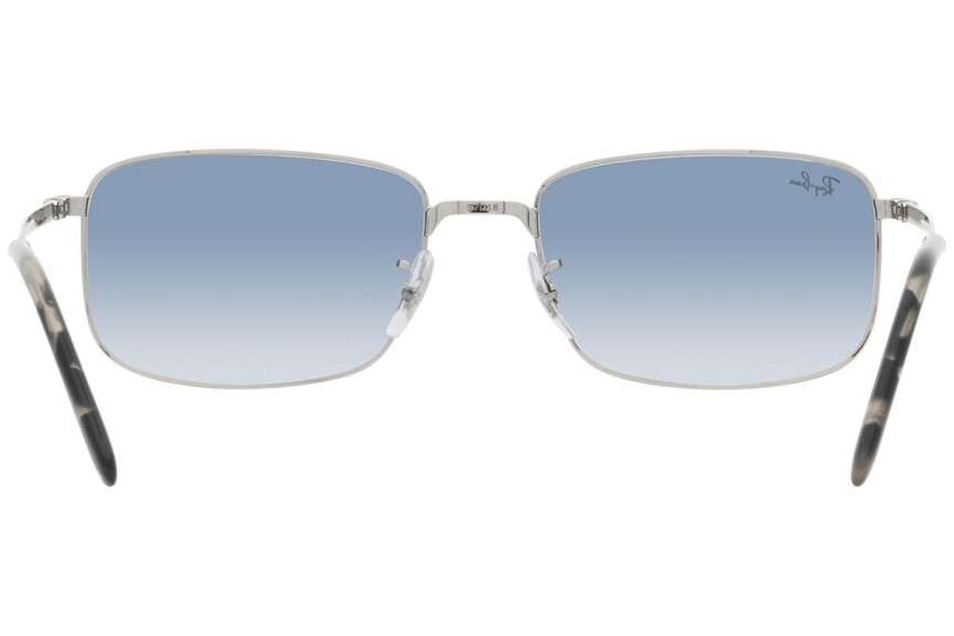 Sunčane naočale Ray-Ban RB3717 003/3F Pravokutan Srebrni