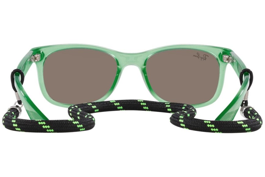 Sunčane naočale Ray-Ban Junior New Wayfarer Junior RJ9052S 71465A Kvadratni Zeleni