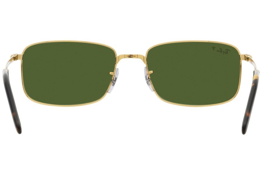 Sunčane naočale Ray-Ban RB3717 9196P1 Polarized Pravokutan Zlatni