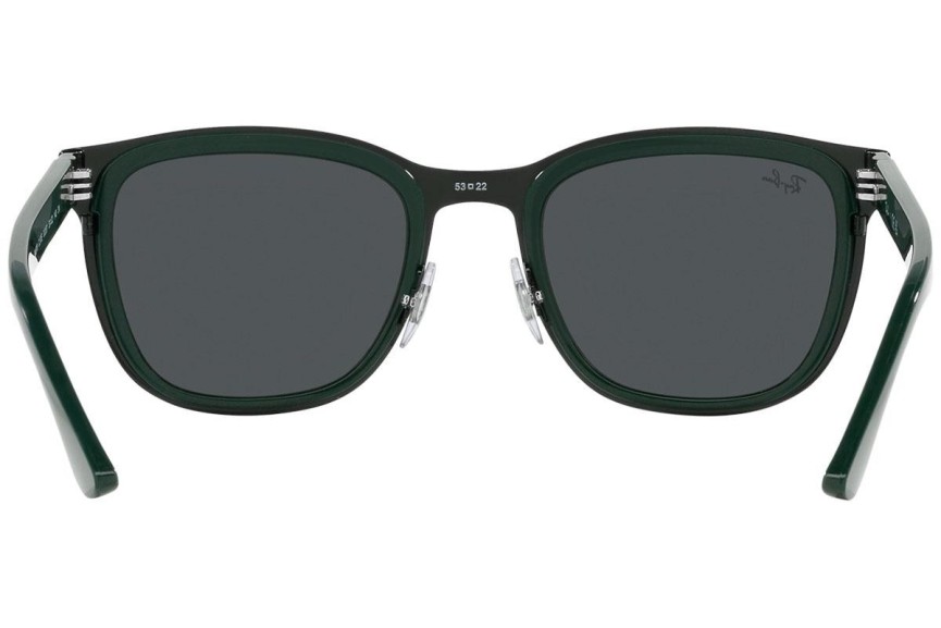 Sunčane naočale Ray-Ban Clyde RB3709 002/87 Kvadratni Zeleni