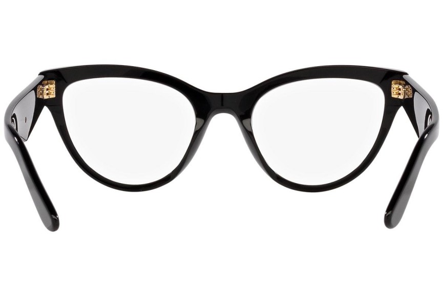 Naočale Dolce & Gabbana DG3372 501 Cat Eye Crni