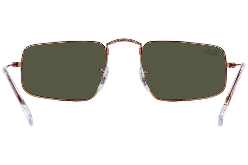 Sunčane naočale Ray-Ban Julie RB3957 920231 Pravokutan Smeđi