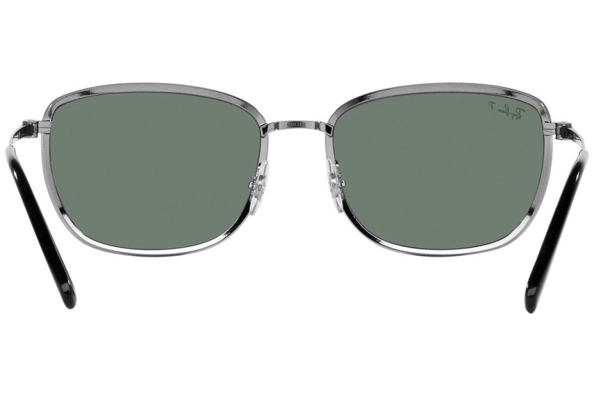 Sunčane naočale Ray-Ban RB3705 004/O9 Pravokutan Srebrni