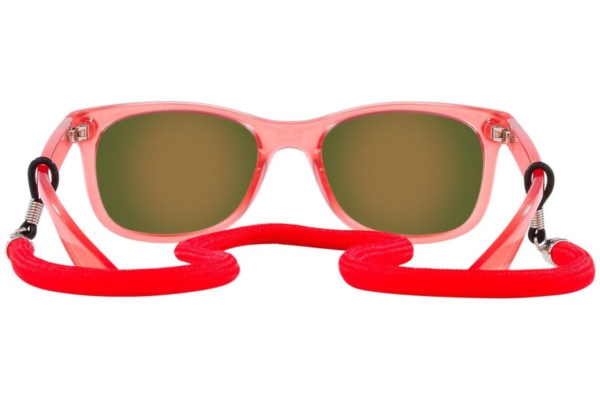 Sunčane naočale Ray-Ban Junior New Wayfarer Junior RJ9052S 7145A8 Kvadratni Ružičasti