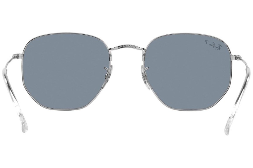 Sunčane naočale Ray-Ban Hexagonal RB3548N 003/02 Polarized Okrugao Srebrni