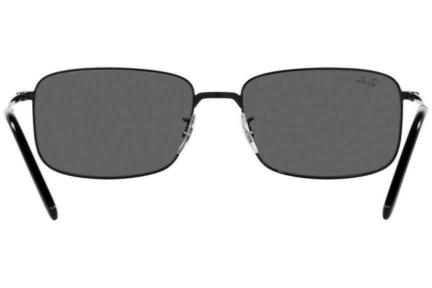 Sunčane naočale Ray-Ban RB3717 002/B1 Pravokutan Crni