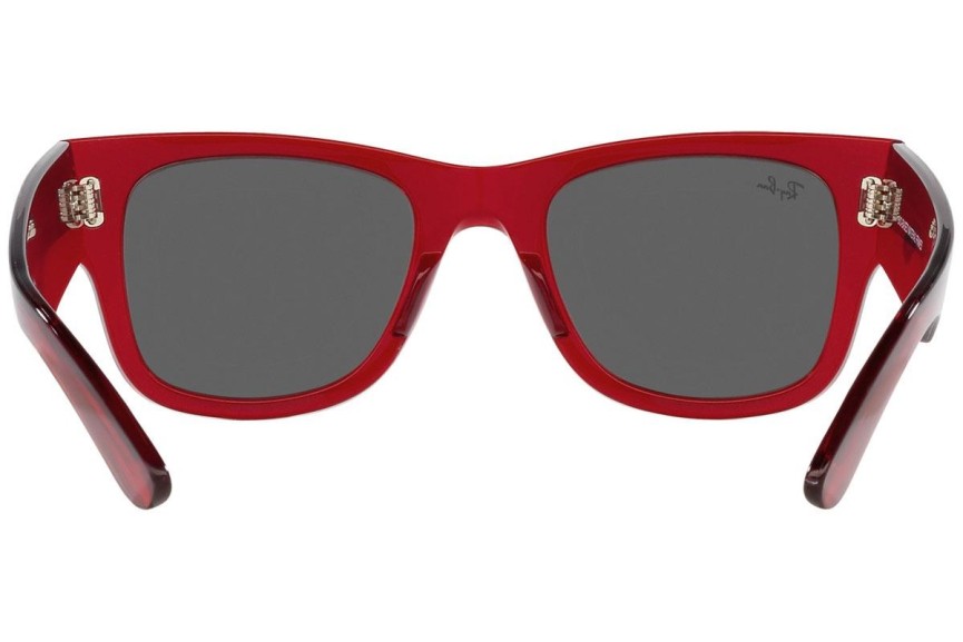 Sunčane naočale Ray-Ban Mega Wayfarer RB0840S 6679B1 Kvadratni Crveni