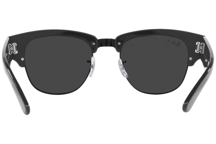 Sunčane naočale Ray-Ban Mega Clubmaster RB0316S 136748 Polarized Zadebljani gornji dio Crni