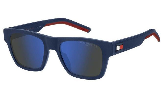 Sunčane naočale Tommy Hilfiger TH1975/S FLL/ZS Kvadratni Plavi