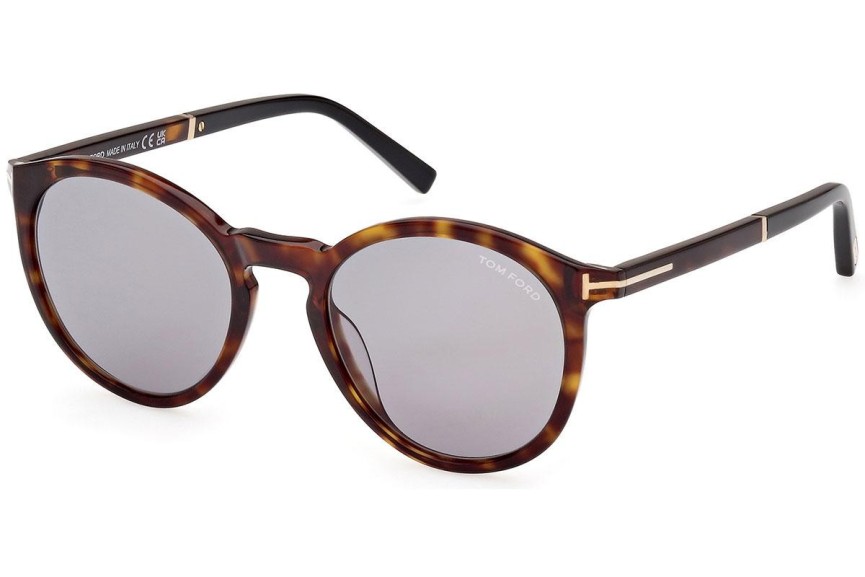 Sunčane naočale Tom Ford FT1021 52A Okrugao Havana