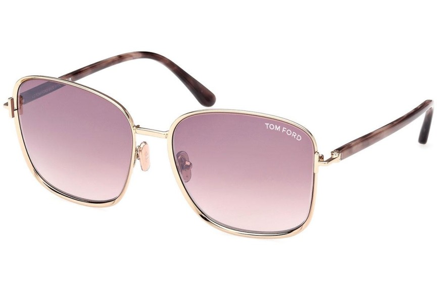 Sunčane naočale Tom Ford FT1029 28Z Kvadratni Zlatni