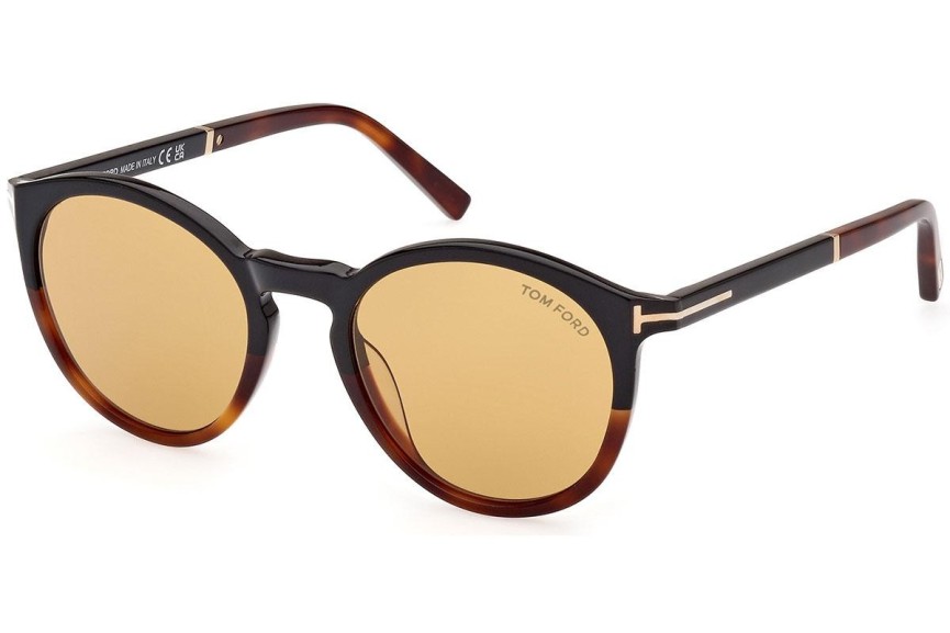 Sunčane naočale Tom Ford FT1021 56E Okrugao Havana