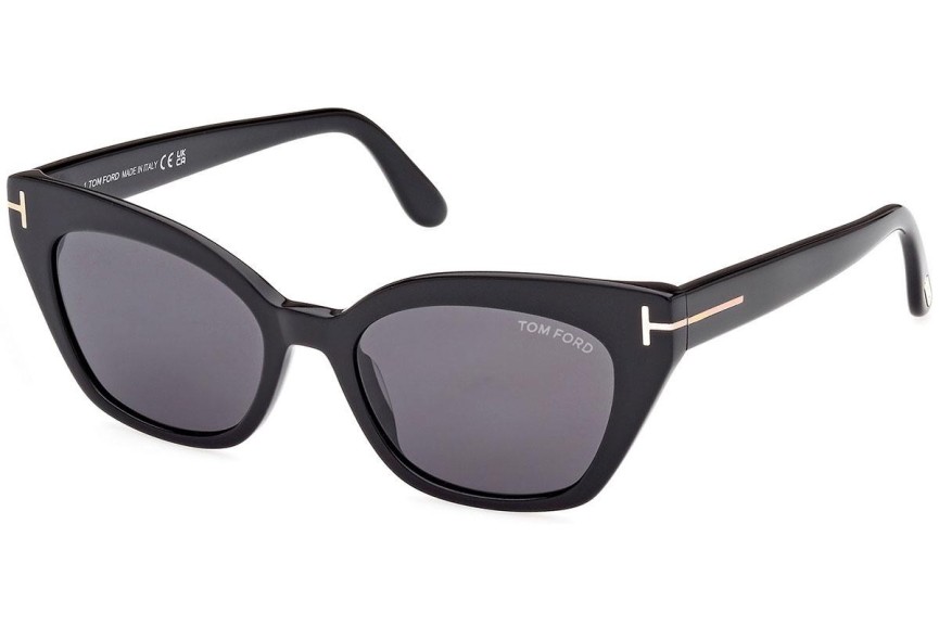 Sunčane naočale Tom Ford FT1031 01A Cat Eye Crni