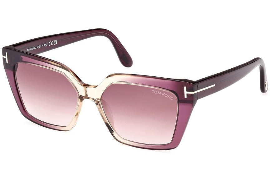 Sunčane naočale Tom Ford FT1030 83Z Cat Eye Ljubičasti