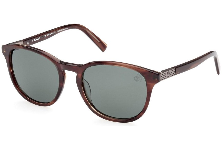 Sunčane naočale Timberland TB9319 48R Polarized Okrugao Smeđi