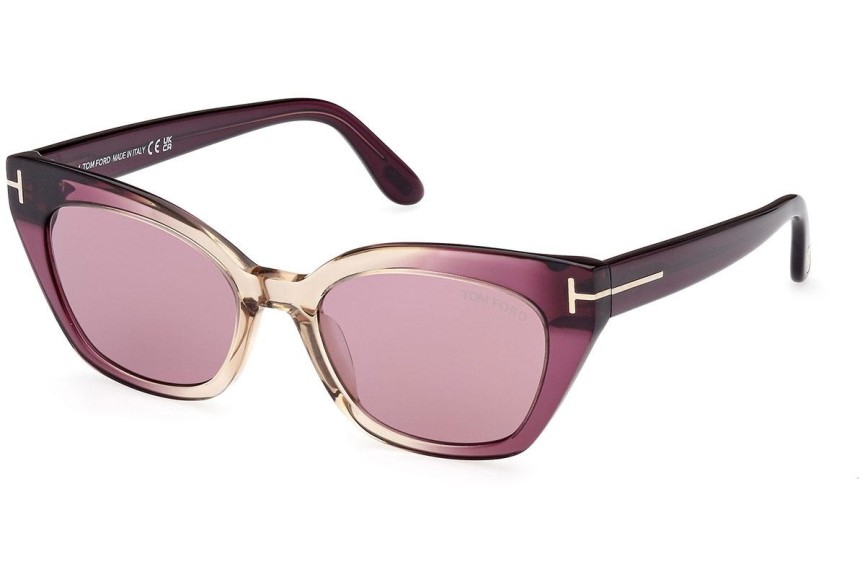 Sunčane naočale Tom Ford FT1031 83Y Cat Eye Ljubičasti