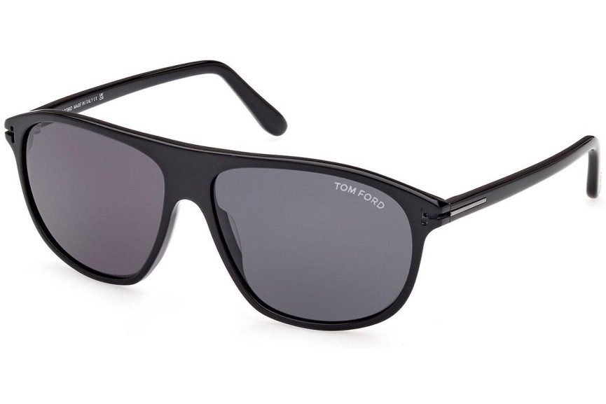 Sunčane naočale Tom Ford FT1027-N 01A Pilotski Crni