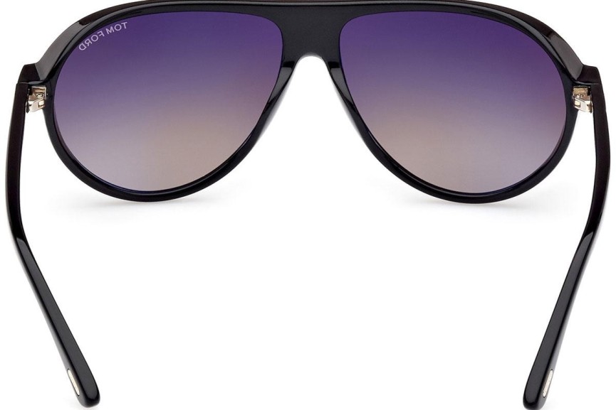 Sunčane naočale Tom Ford FT1023 01B Pilotski Crni