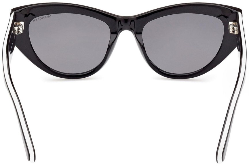 Sunčane naočale Moncler ML0258 01A Cat Eye Crni