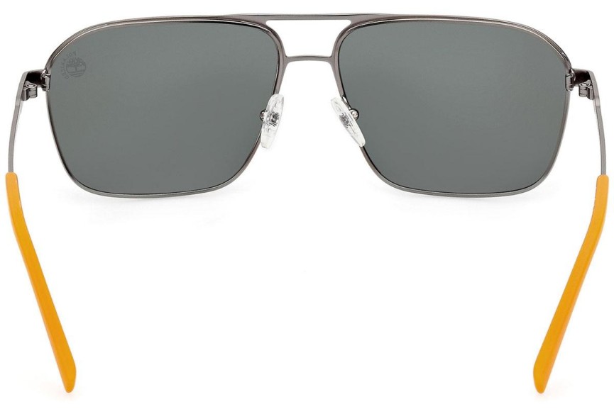 Sunčane naočale Timberland TB9316 09R Polarized Pravokutan Srebrni