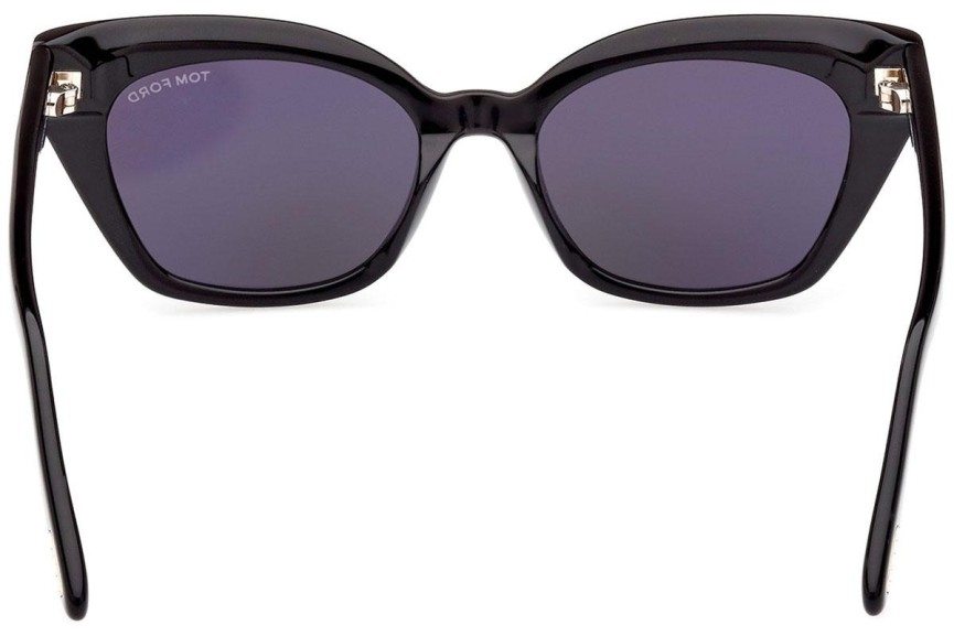 Sunčane naočale Tom Ford FT1031 01A Cat Eye Crni