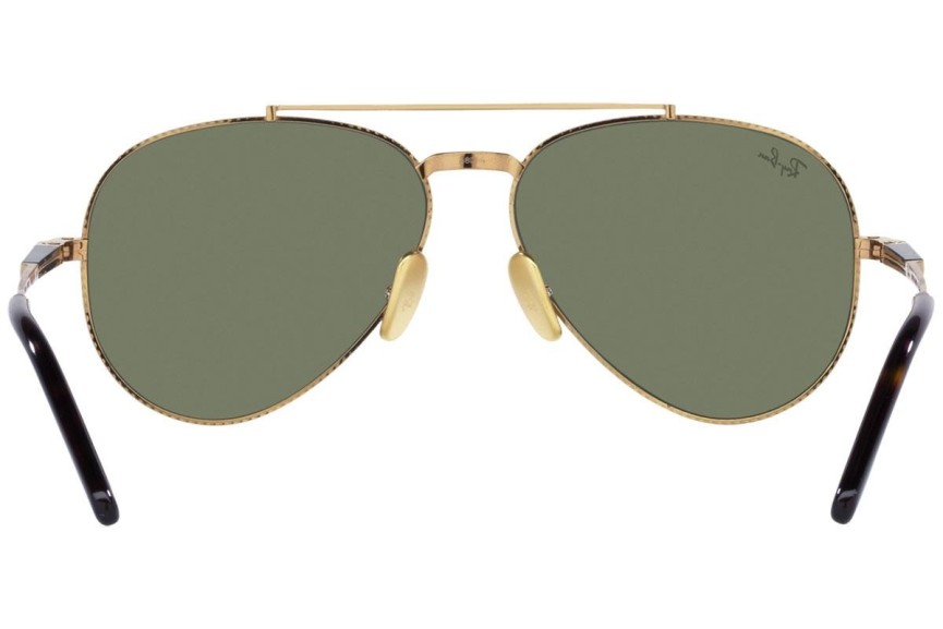 Sunčane naočale Ray-Ban Aviator Titanium Titanium Collection RB8225 313852 Pilotski Zlatni