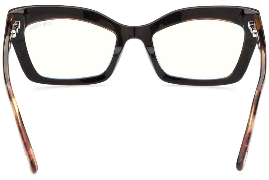 Naočale Tom Ford FT5766-B 005 Cat Eye Crni