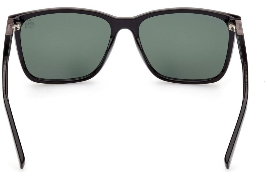 Sunčane naočale Timberland TB9280-H 01R Polarized Kvadratni Crni