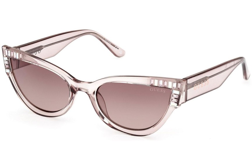 Sunčane naočale Guess GU7901 59F Cat Eye Bež